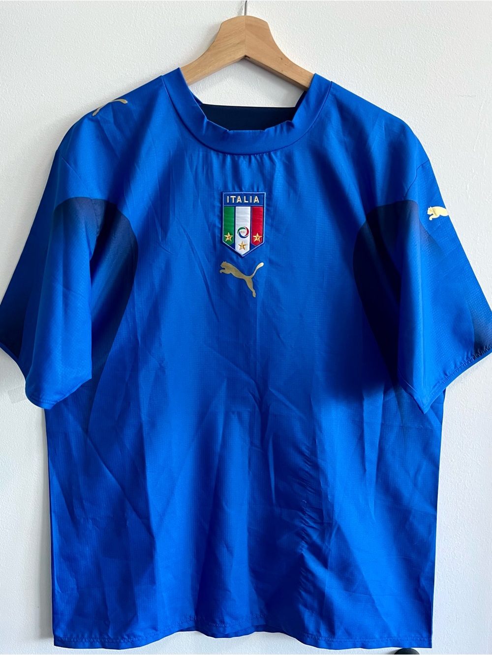 Italy 2006 Puma Home Soccer Football Jersey Size Large